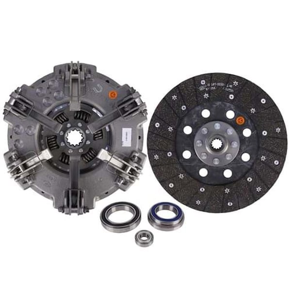Aftermarket MD1984811NU KIT New 11 Dual Stage Clutch Kit, wBearings Fits Mahindra MD1984811NU KIT-HYC_2 - main